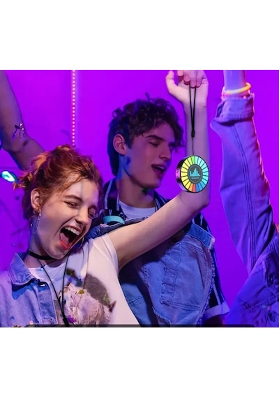 Rgb Sese Duyarlı Ritim Animasyonlu Müzik Ekolayzer Şarjlı Kokulu