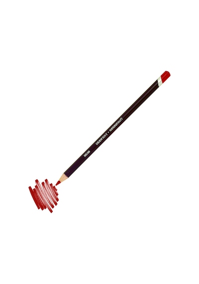 C120 Red Derwent Coloursoft Kuru Boya Kalemi