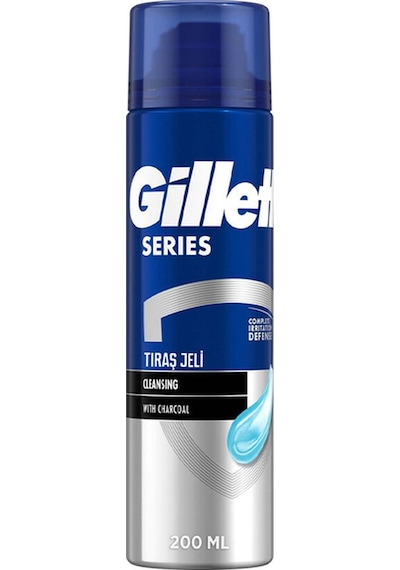 3 Adet Gillette Series Tıraş Jeli Charcoal 200 Ml
