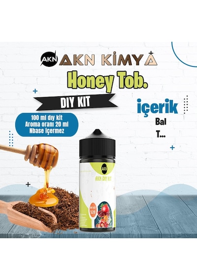 Honey Tob Dıy Kit Gıda Aroması %20 Oranda Aroma İçerir Hazır Değildir 100 Ml