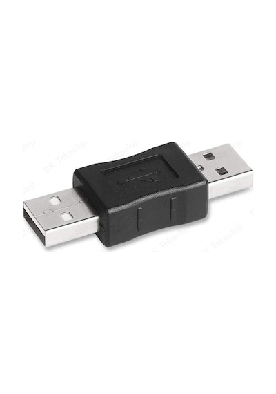 USB Erkek to USB Erkek M/M Cinsiyet Değiştirici Adaptör