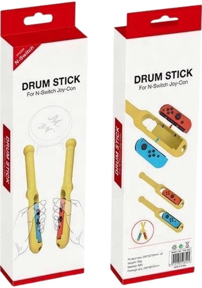 Yues Switch Joy-Con Davul Sopası Taiko Drum Stick Taiko No Tatsujin (2 Adet)