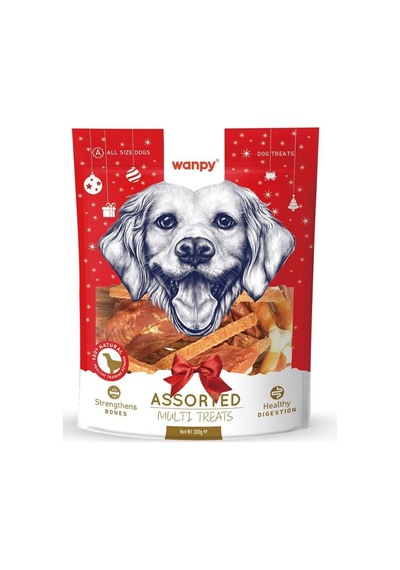 Wanpy Karışık Yılbaşı M-02h Köpek Ödülü 300 G