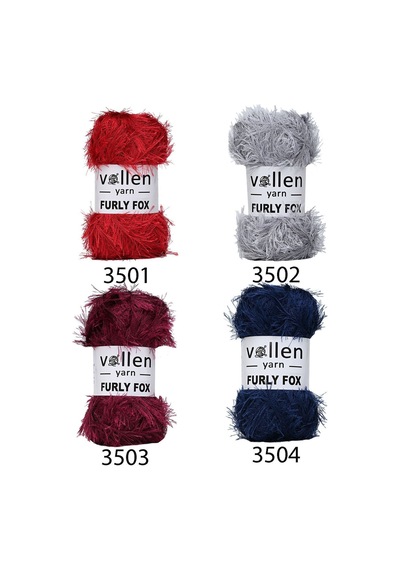 Furly Fox El Örgü Ipi Hırka Kazak Ipliği,tuylu Ip,pelus Ip,sakalli Ip,battaniye Ipi,paspas Ipi,gri