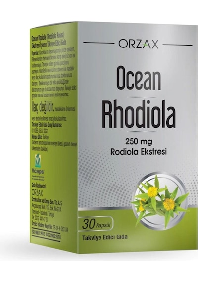 Ocean Takviye Edici Rhodiola 250 Mg 30 Kapsül