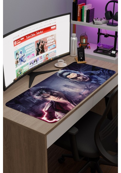 Tekken Kaymaz Dikişli Kauçuk Oyuncu Mousepad V3 - 90x40 Xxl Gaming Mouse Pad Fare Altlığı