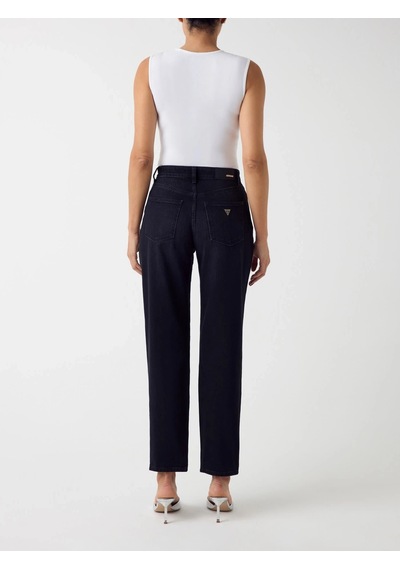 Guess Newy Mom Fit Kadın Jean Pantolon W6ya3jd1544 Siyah Guess Newy Mom Fit Kadın Jean Pantolon W6ya3jd1544 Siyah