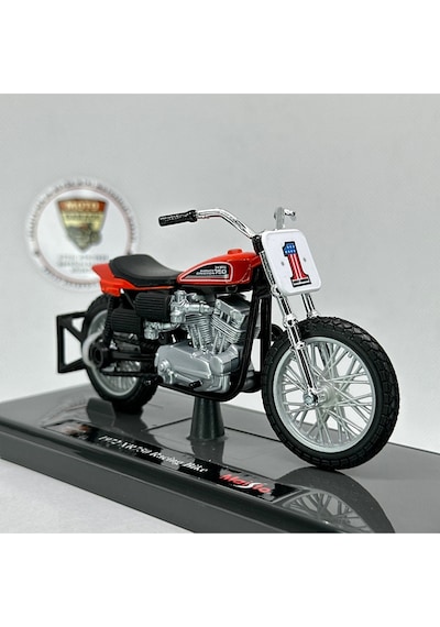 Harley Davidson Xr 750 1:18 Diecast Model Motosiklet