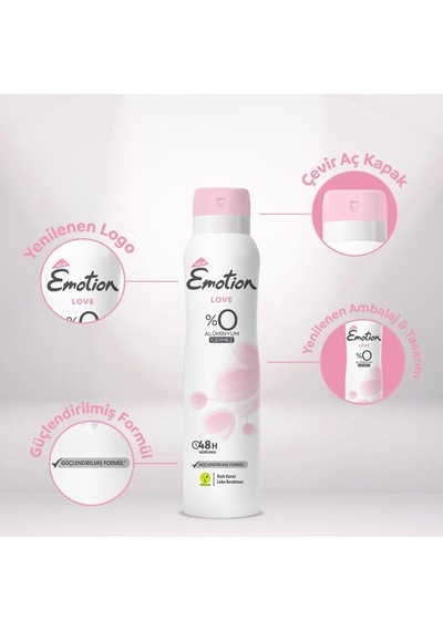 Love Kadın Alüminyumsuz Vegan Deodorant 3x150 Ml