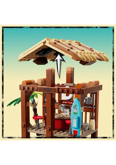 LEGO® ONE PIECE Yel Değirmeni Köyü Kulübesi 75636 - 8 Yaş ve Üzeri Çocuklar için Yaratıcı Oyuncak Yapım Seti (299 Parça)