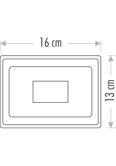 20w Led Projektör Aydınlatma Ct-4656 6400 K Beyaz Işık