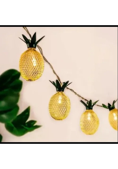Hubrendy Emin 2 Metre 10 Led Pilli 2 Kademeli Ananas Led Işık
