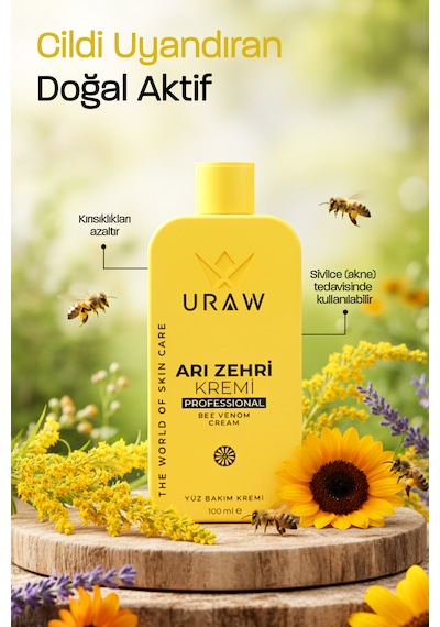Uraw Arı Zehri Kremi İnce Çizgiler Ve Kırışıklık Karşıtı