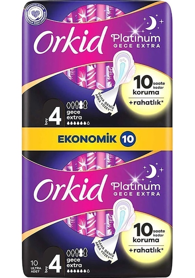 Platinum Gece Ekstra Boy 4 10 Adet Hijyenik Ped