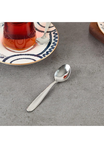 Aryıldız Marmaris 6'lı Çay Kaşığı Altın - Beyaz