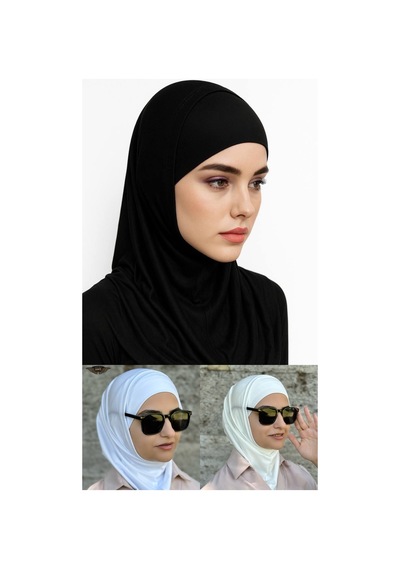 Aldaıyr 3 Hijab 2 Parça Sandy Kumaş Çok Renklis03-7