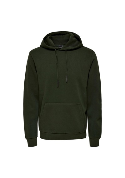 Only & Sons Onsceres Hoodie Sweat Noos Erkek Yeşil Sweatshirt - 22018685 Yeşil