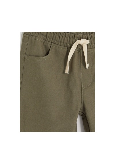 Lc Waikiki Alıta Cıty Farkıyla Haki Slim Fit Erkek Çocuk Pantolon Haki - 925699822 Haki