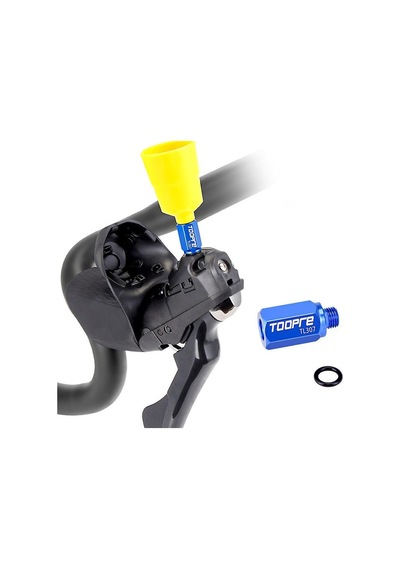Bisiklet Hidrolik Fren Yağ Değişim Hunisi + Adaptörlü Shimano Uyumlu Hidrolik Disk Bakım Hunisi