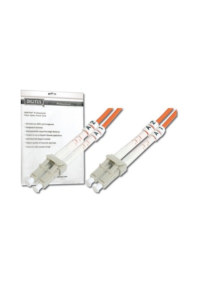 Digitus Dk-2633-10 10 Mt Lc-lc 62.5/125 Multimode Fiber Patch Kablo
