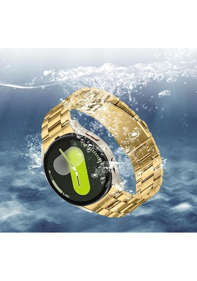 Galaxy Watch 6/5/4 Fe Uyumlu Paslanmaz Çelik Metal Kordon