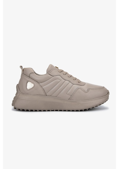 Valmenti Kadın Hakiki Deri Vizon Sneakers & Spor Ayakkabı 1065 901 Bn Ayk Sk25-26 Vızon Dr Vizon