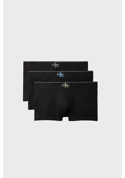 Calvin Klein Pamuklu Logolu 3 Pack Boxer Lv00nb4472guv Erkek Boxer Lv00nb4472 Guv Siyah