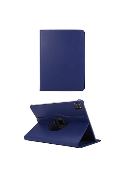 Apple Uyumlu iPad Pro 12.9 2021 (5.Nesil) Kılıf 360 Dönebilen Standlı