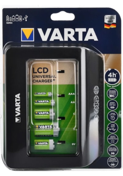Varta 57688 Universal LCD Ekranlı Şarj Cihazı