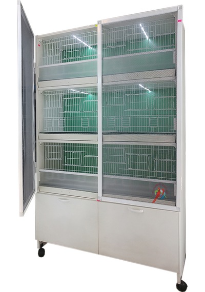 İstanbul Kafes Model 6D Pvc Kuş Dolabı
