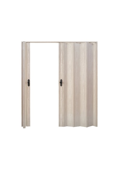 Faran Dekorasyon 170 x 215 Akçaağaç Renk Camsız Çift Açılım Pvc Akordiyon Kapı - FRNAKMODEL-0-146
