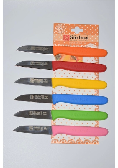 Çaylaravm Sürbısa 061007 Meyve Bıçağı 6 Lı Set Çok Renkli