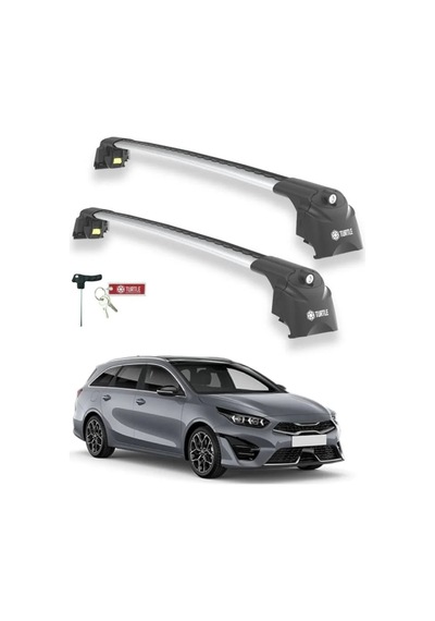 Turtle Kia Ceed Sportswagon Cd 2019-2025 Ara Atkı Air2 Gri