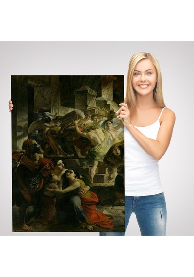 Pompeii'nin Son Günü Karl Pavlovich Bryullov Kanvas Tablo-6362 50 X 70