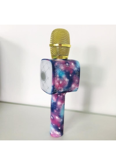 Doppler Stardust Karaoke Mikrofonu Ses Değiştirme Özellikli Işıklı