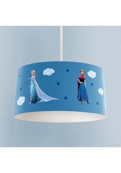 Mekta Home Bebek Ve Çocuk Odası Seksekli Ve Elsa Anna Desenli Avize Renkli