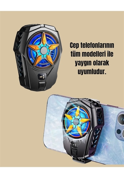 Yarı İletken Soğutmalı Mobil Fan - Akıllı Telefonlar İçin Soğutucu