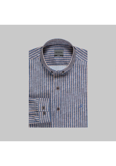 Sarar Goias Interview Slim Fit Erkek Gömlek 3174537 Kahve