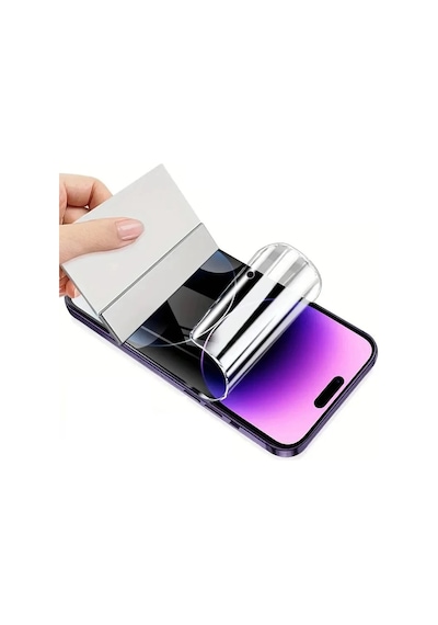 Apple Uyumlu   iPhone 17 Ön Body Ultra Ekran Koruyucu Şeffaf Nano Jelatin