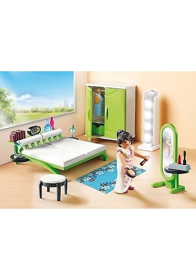 Playmobil 927 City Life Çalışan Lambalı Yatak Odası Eğlenceli Ve Yaratıcı Rol Yapma 4 Yaş Ve Üzeri Uygundur