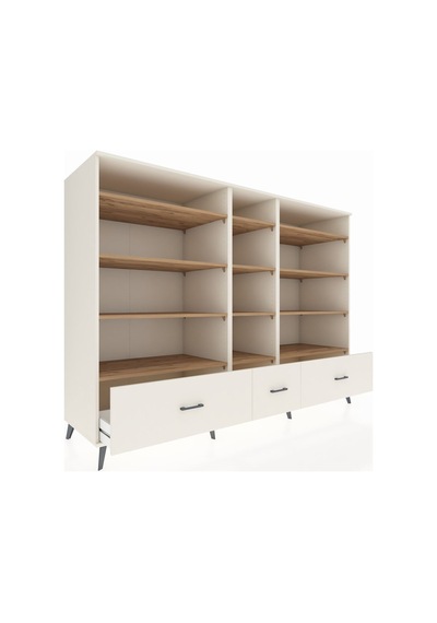 Kronos Dolap 12 Raflı 3 Çekmeceli 220x59x163 Aytaşı-çam/aytaşı Atlas Çam/aytası - Aytası Kronos Dolap 12 Raflı 3 Çekmeceli 220x59x163 Aytaşı-çam/aytaşı Atlas Çam/aytası - Aytası