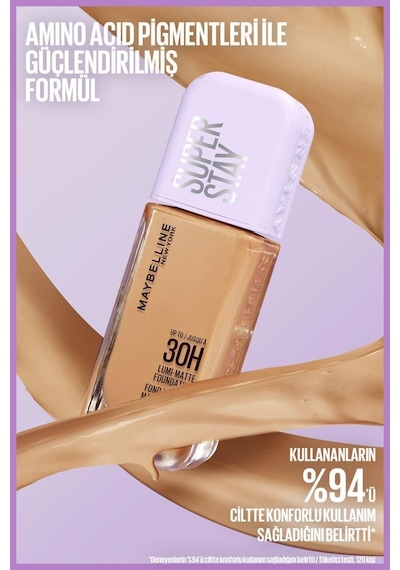 Maybelline New York Super Stay Lumi Matte Fondöten 132 Natural Beige
