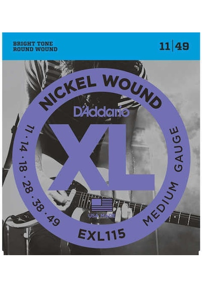 D´Addario Exl115 Elektro Gitar Teli 011-49