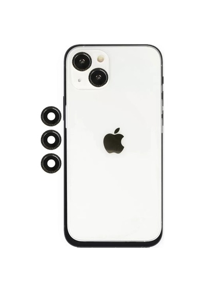 Newface Apple İphone 14 Shine Kamera Lens - Siyah