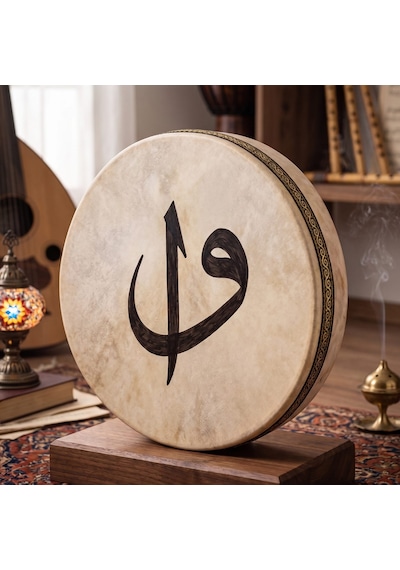 Tasarımlı Bendir Kılıf Hediyeli