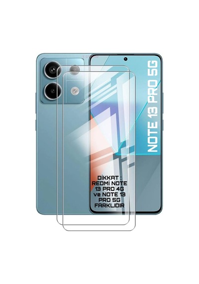 Xiaomi Redmi Note 13 Pro 5g Ekran Koruyucu Tamperli Cam 9h Nano Glass Screen Protector Tam Kaplar