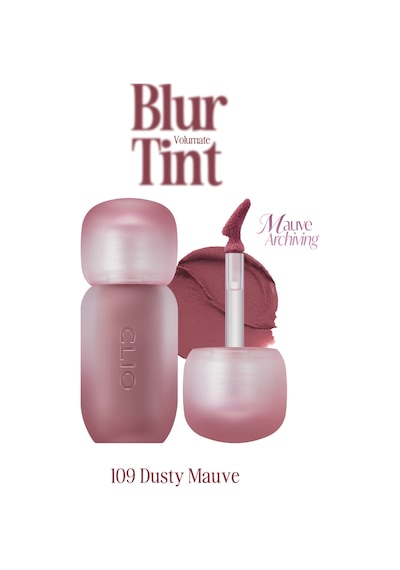 Blur Efektiyle Dolgun Görünüm Sunan Kadife Bitişli Tint Clıo Volumate Blur Tint 109 Dusty Mauve
