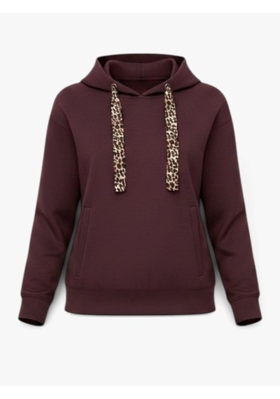 Only Onlalına Lıfe Leo Detaıl Hood Box Swt Kadın Mor Sweatshirt - 15364546