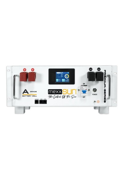 Mexxsun 25.6 Volt-100ah 2.56kwh Lifepo4 Kaset/rack Tipi Lityum Akü