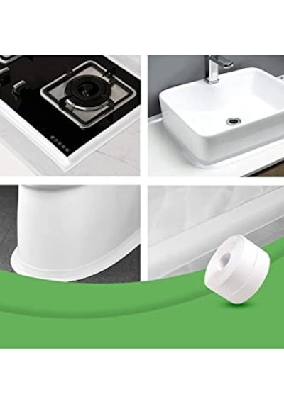 Sızdırmazlık Bandı Lavabo Bantı Banyo Mutfak Lavabo Küvet Duş Teknesi Su Geçirmez Kenar Bant 320 Cm X 37 Mm Genel Sızdırmazlık Bandı Lavabo Bantı Banyo Mutfak Lavabo Küvet Duş Teknesi Su Geçirmez Kenar Bant 320 Cm X 37 Mm Genel